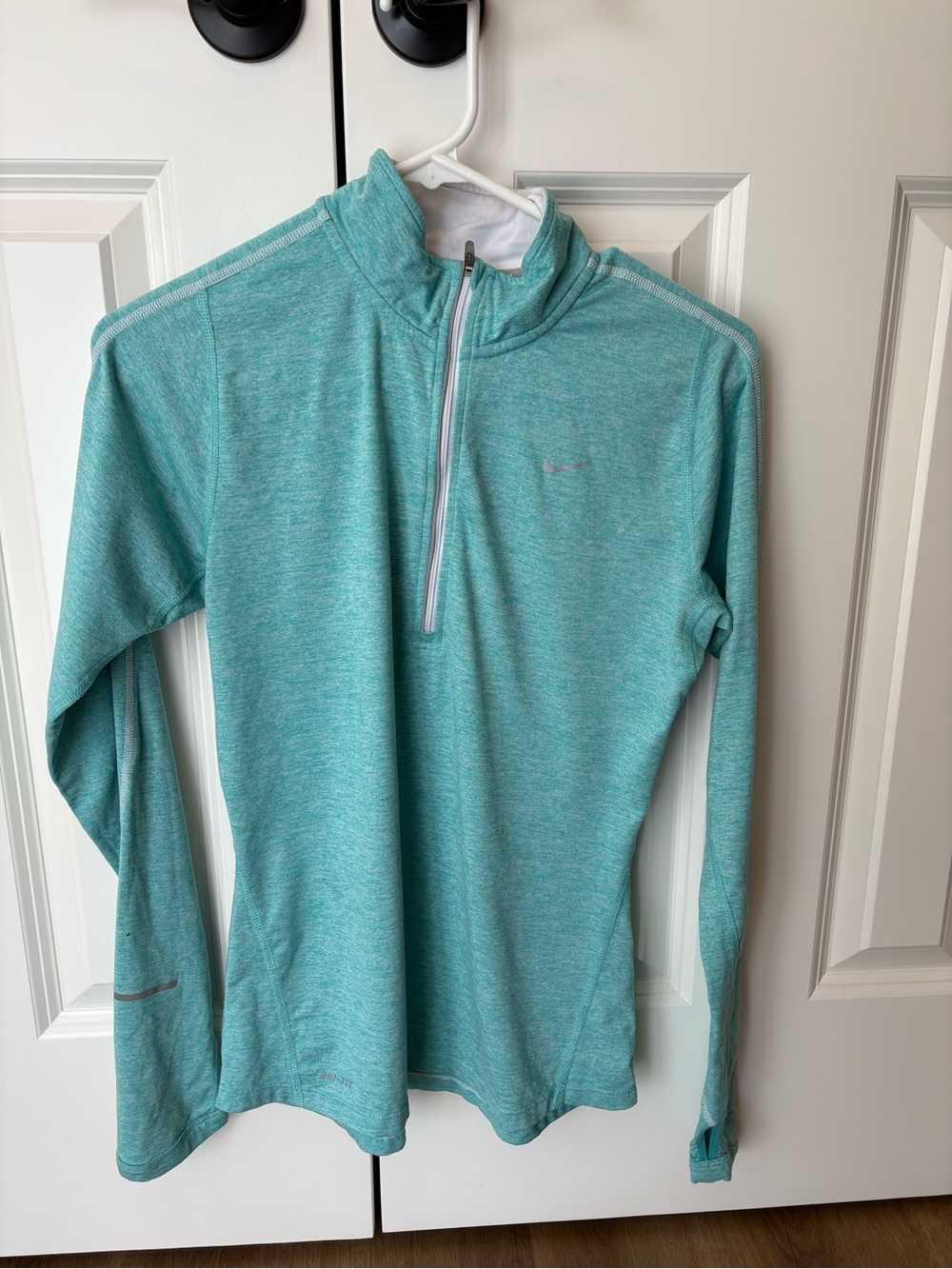 Nike Women's Light Aqua Quarter-Zip